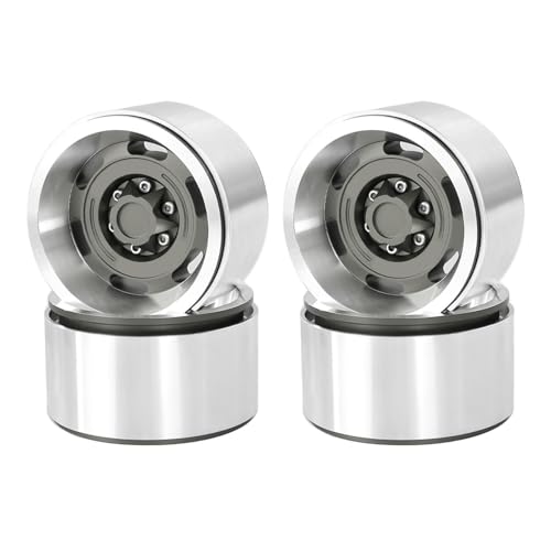 YIZITU Felgen für Auto Spielzeug Fernbedienung Crawler Metall Zubehör für Spielzeug Sammler Beadlock Rad Felgen Beadlock YIZITU Felgen für Auto Spielzeug Fernbedienung Crawler Metall Zubehör für Spielzeug Sammler Beadlock Rad Felgen Beadlock von YIZITU