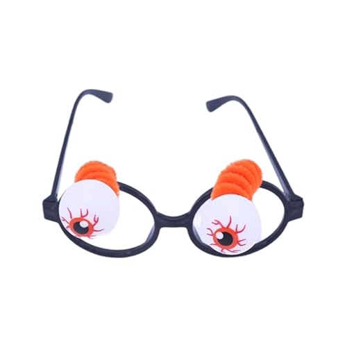 YIZITU Lustige Halloween-Brille, Streich-Augapfel-Brille, Cosplay-Requisiten, Party-Dekoration, Neuheit, Brillen, Festival, Kostüm-Requisiten von YIZITU