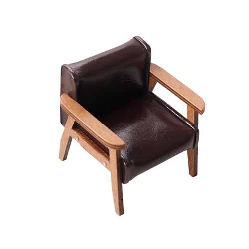 YIZITU Mehrzweckpuppenhäuser Miniaturmöbel Set 1 12 Skala Ledersofa Einzelstuhl Für Wohnzimmerdekoration Kleines Sofa Spielzeug YIZITU Mehrzweckpuppenhäuser Miniaturmöbel Set 1 12 Skala Ledersofa Einzelstuhl Für Wohnzimmerdekoration Kleines Sofa Spielzeug von YIZITU