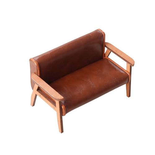YIZITU Mehrzweckpuppenhäuser Miniaturmöbel Set 1 12 Skala Ledersofa Einzelstuhl Für Wohnzimmerdekoration Kleines Sofa Spielzeug YIZITU Mehrzweckpuppenhäuser Miniaturmöbel Set 1 12 Skala Ledersofa Einzelstuhl Für Wohnzimmerdekoration Kleines Sofa Spielzeug von YIZITU