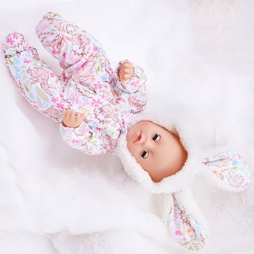 YIZITU Modische Kleinkind-Babypuppe, Spielzeug mit weichem Sitzsack-Körper und Schlafaugen, gekleidet in lebendigen Farben, elegantes Design, duftende Puppe YIZITU Modische Kleinkind-Babypuppe, Spielzeug mit weichem Sitzsack-Körper und Schlafaugen, gekleidet in lebendigen Farben, elegantes Design, duftende Puppe von YIZITU