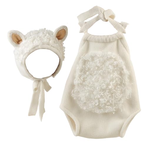 YIZITU Neugeborene Fotografie Requisiten Cartoon Kostüm Hut Overall Set Baby Foto Strampler Säugling Meilensteine Outfit Fotoshooting Wear Baby Posing Zubehör YIZITU Neugeborene Fotografie Requisiten Cartoon Kostüm Hut Overall Set Baby Foto Strampler Säugling Meilensteine Outfit Fotoshooting Wear Baby Posing Zubehör von YIZITU