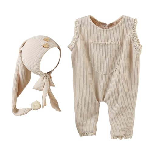 YIZITU Neugeborene Fotografie Requisiten Cartoon Kostüm Hut Overall Set Baby Foto Strampler Säugling Meilensteine Outfit Fotoshooting Wear Baby Posing Zubehör YIZITU Neugeborene Fotografie Requisiten Cartoon Kostüm Hut Overall Set Baby Foto Strampler Säugling Meilensteine Outfit Fotoshooting Wear Baby Posing Zubehör von YIZITU
