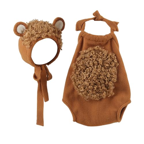 YIZITU Neugeborene Fotografie Requisiten Cartoon Kostüm Hut Overall Set Baby Foto Strampler Säugling Meilensteine Outfit Fotoshooting Wear Baby Posing Zubehör YIZITU Neugeborene Fotografie Requisiten Cartoon Kostüm Hut Overall Set Baby Foto Strampler Säugling Meilensteine Outfit Fotoshooting Wear Baby Posing Zubehör von YIZITU