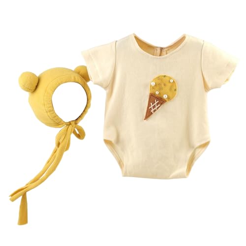 YIZITU Neugeborene Fotografie Requisiten Cartoon Kostüm Hut Overall Set Baby Foto Strampler Säugling Meilensteine Outfit Fotoshooting Wear Baby Posing Zubehör YIZITU Neugeborene Fotografie Requisiten Cartoon Kostüm Hut Overall Set Baby Foto Strampler Säugling Meilensteine Outfit Fotoshooting Wear Baby Posing Zubehör von YIZITU