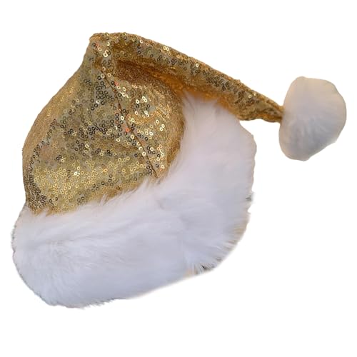 YIZITU Pailletten-Weihnachtsmann-Kostüm für Kinder, Damen, Mädchen, Hut YIZITU Pailletten-Weihnachtsmann-Kostüm für Kinder, Damen, Mädchen, Hut von YIZITU