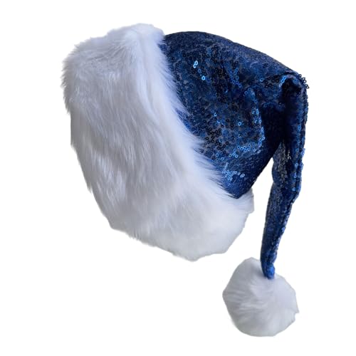 YIZITU Pailletten-Weihnachtsmann-Kostüm für Kinder, Damen, Mädchen, Hut YIZITU Pailletten-Weihnachtsmann-Kostüm für Kinder, Damen, Mädchen, Hut von YIZITU