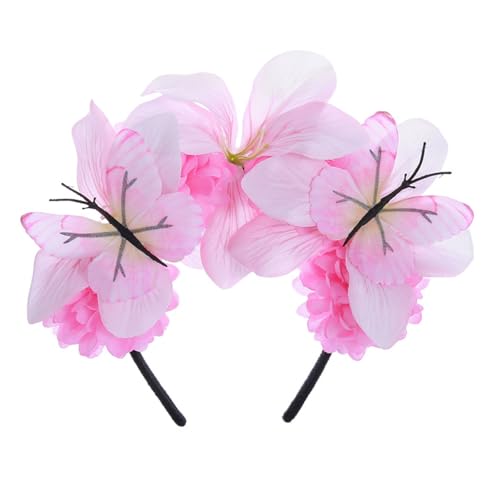 YIZITU Schmetterlings-Stirnbänder, Fascinator-Hut, Halloween-Kostüm, Kronen für Frauen und Mädchen, Monarchen, Haarreif, Haarnadel, Schmetterlingskronen, Kopfschmuck YIZITU Schmetterlings-Stirnbänder, Fascinator-Hut, Halloween-Kostüm, Kronen für Frauen und Mädchen, Monarchen, Haarreif, Haarnadel, Schmetterlingskronen, Kopfschmuck von YIZITU