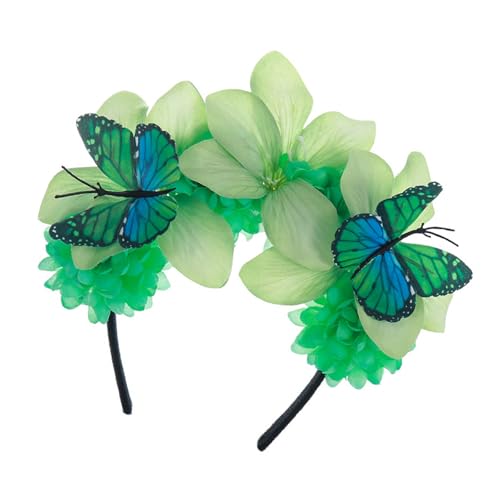 YIZITU Schmetterlings-Stirnbänder, Fascinator-Hut, Halloween-Kostüm, Kronen für Frauen und Mädchen, Monarchen, Haarreif, Haarnadel, Schmetterlingskronen, Kopfschmuck YIZITU Schmetterlings-Stirnbänder, Fascinator-Hut, Halloween-Kostüm, Kronen für Frauen und Mädchen, Monarchen, Haarreif, Haarnadel, Schmetterlingskronen, Kopfschmuck von YIZITU