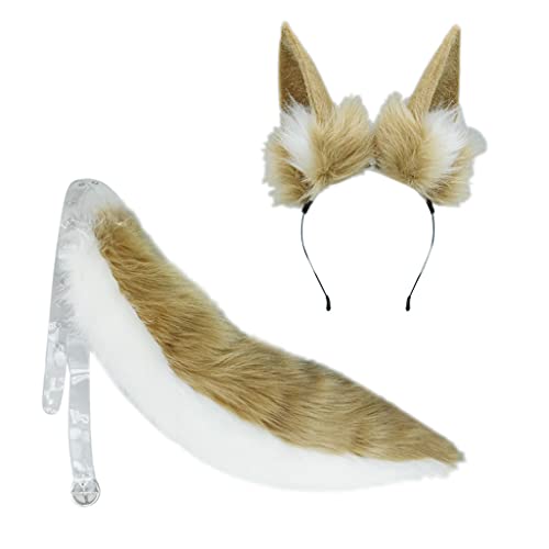 YIZITU Schöne Ohr Kopfbedeckung/tragbares Schwanz Ohr Haarband Frauen Mädchen Weihnachten Halloween Cosplay Kostüm von YIZITU