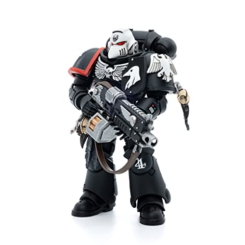 YIZRIO JOYTOY 1/18 Actionfiguren Warhammer 40k Mecha Joy Spielzeug Modell Toys Sliver Raven Guard Intercessors Sergeant Rychas, Schwarz von YIZRIO