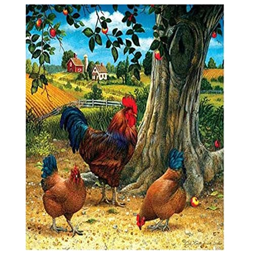 YJPZZG 4000 Teile Puzzle mit Tieren, Holz, großer französischer Schwanz, Geschenkidee, Anti-Stress, originell, einzigartig, klassisches Puzzlespiel für Erwachsene, fertige Größe, 141 x 87 cm von YJPZZG