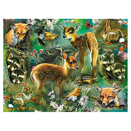 YJPZZG Holzpuzzle, 6000 Teile, Begonie, Hirschhorn, Spielzeug für Kinder, Puzzles für Erwachsene, ein gutes Geschenk für Freunde, Größe 179 x 105 cm von YJPZZG