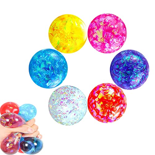 YKKJ 6 Stücke Antistressball, Bunte Quetschball für ADHD/Autismus Kinder und Erwachsene YKKJ 6 Stücke Antistressball, Bunte Quetschball für ADHD/Autismus Kinder und Erwachsene von YKKJ