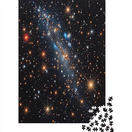 EIN Himmel voller Galaxien 1000 Stück Puzzles Für Erwachsene Teenager Stress Abbauen Familien-Puzzlespiel 1000-teiliges Puzzle Kinder Lernspiel Spielzeug Geschenk Puzzel 1000pcs (75x50cm) von YKSDLFDUI