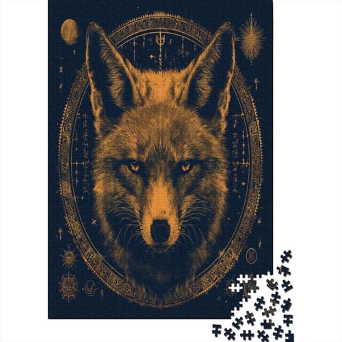 Fuchs Puzzle 1000 Teile,Puzzle Für Erwachsene, Impossible Puzzle,Puzzle 1000 Puzzle Home DekoRatteion Puzzle,Erwachsenenpuzzle Puzzel 1000pcs (75x50cm) von YKSDLFDUI