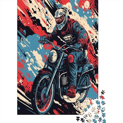 Mountain Motorrad Puzzle 1000 Teile Erwachsener Kniffel Spaß Für Die Ganze Familie - Abwechslungsreiche 1000 Puzzleteilige Motive Puzzle Erwachsene, Puzzel 1000pcs (75x50cm) von YKSDLFDUI