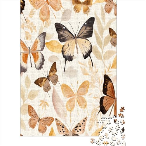 Schmetterling Puzzlespiel 1000 Teile Puzzle Für Erwachsene Und Kinder Ab 14 Jahren, Puzzle Erwachsenen Puzzlespi Puzzel 1000pcs (75x50cm) von YKSDLFDUI