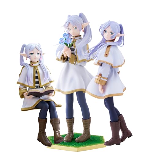 YLEAFUN 3PCS Frieren Figur Statue Anime Skulptur Cartoon Charakter Modell Sammlerstücke und Geschenke für Anime-Fans von YLEAFUN