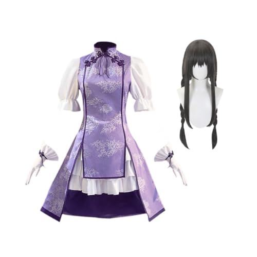 YLEAFUN AkemiHomura Anime Charakter Cheongsam-Stil Kleid Kyouko Mädchen Kostüm Cheongsam-Kleid Anime Chinesischer Stil Cheongsam Halloween Party YLEAFUN AkemiHomura Anime Charakter Cheongsam-Stil Kleid Kyouko Mädchen Kostüm Cheongsam-Kleid Anime Chinesischer Stil Cheongsam Halloween Party von YLEAFUN