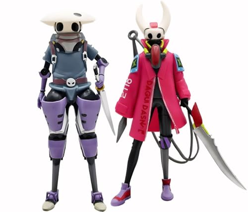 YLEAFUN Anime-Spiel Hollow Silksong Figur Figur Hornet-can & Quirrel Modell PVC Mechanischer Stil Stehhaltung Modell Statue 16 cm YLEAFUN Anime-Spiel Hollow Silksong Figur Figur Hornet-can & Quirrel Modell PVC Mechanischer Stil Stehhaltung Modell Statue 16 cm von YLEAFUN