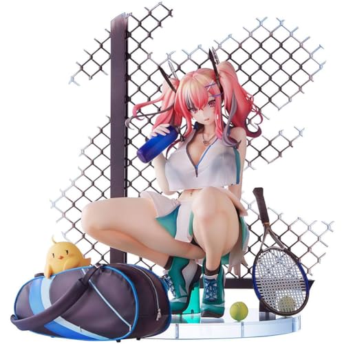 YLEAFUN Bremerton Figur Anime Cartoon-Charakter Tennismädchen PVC Modell, Hockenhaltung, Statue Deskto Dekoration Geschenk Sammlerstück 22cm YLEAFUN Bremerton Figur Anime Cartoon-Charakter Tennismädchen PVC Modell, Hockenhaltung, Statue Deskto Dekoration Geschenk Sammlerstück 22cm von YLEAFUN