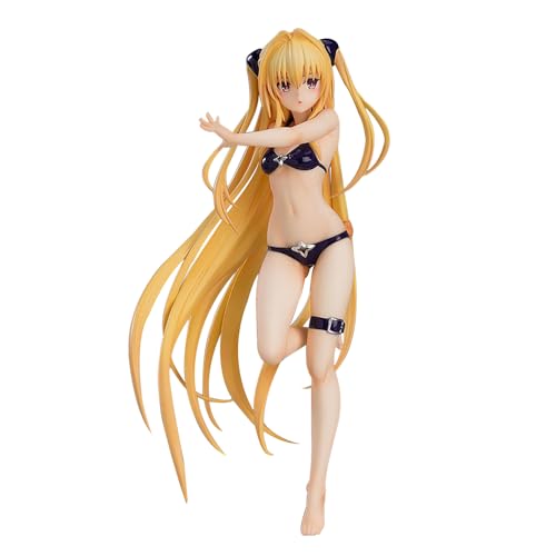 YLEAFUN Golden Darkness Figur Anime Mädchen Badeanzug Modell Statue Konjiki No Yami Actionfigur 10cm Niedliche Anime Kuchendekoration von YLEAFUN