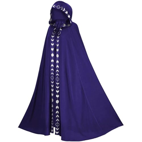 YLEAFUN Halloween Kapuzenumhang Cos-KostüM Mittelalterlicher Aufdruck Cape Stil Karneval Cosplay KostüM YLEAFUN Halloween Kapuzenumhang Cos-KostüM Mittelalterlicher Aufdruck Cape Stil Karneval Cosplay KostüM von YLEAFUN