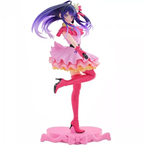 YLEAFUN Hoshino Ai Figur Manga Girls Stehende Anime Figuren Hoshino Ai Actionfigur Performance Version Charakter Modell Ornamente Sammlung 20cm von YLEAFUN