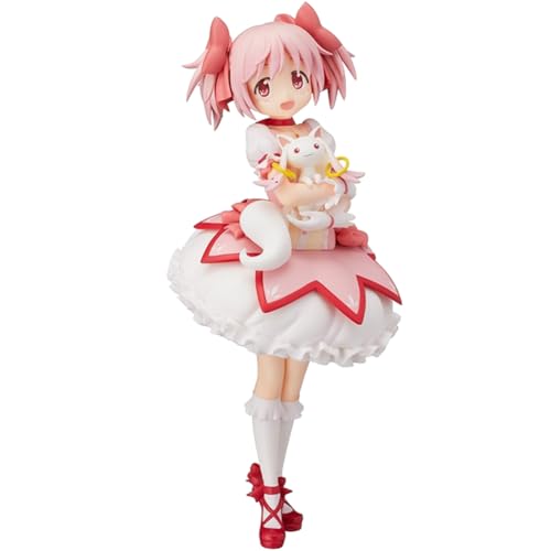 YLEAFUN KanameMadoka Figur Anime Girls Illustration Figure Kyuubey Statue 23cm PVC Modell Desktop Ornament Collection YLEAFUN KanameMadoka Figur Anime Girls Illustration Figure Kyuubey Statue 23cm PVC Modell Desktop Ornament Collection von YLEAFUN