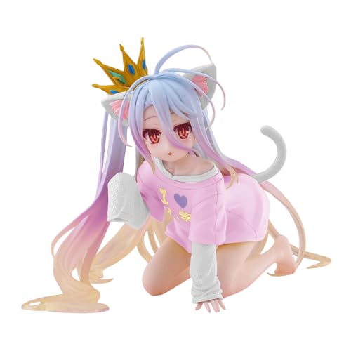 YLEAFUN Shiro Figuren Anime Figuren Shiro PVC Anime Niedlich Kniestellung Figurine Schlafzimmer-Desktop-Ornamente In Katzenohrform YLEAFUN Shiro Figuren Anime Figuren Shiro PVC Anime Niedlich Kniestellung Figurine Schlafzimmer-Desktop-Ornamente In Katzenohrform von YLEAFUN