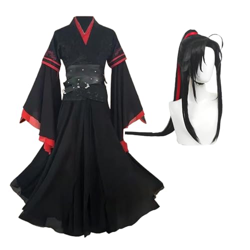 YLEAFUN Wei Wu Xian Cosplay Kostüm Anime Hanfu Party BüHne Cosplay Kostüm Full Set Dressup, Wei Ying Halloween Weihnachten Party BüHne Dressup YLEAFUN Wei Wu Xian Cosplay Kostüm Anime Hanfu Party BüHne Cosplay Kostüm Full Set Dressup, Wei Ying Halloween Weihnachten Party BüHne Dressup von YLEAFUN