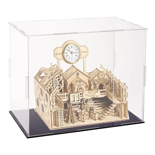 3D-Holzpuzzle, Weihnachtsfabrik-Countdown-Kalender, DIY Holzmontage-Dekoration Modell Für Kinder Erwachsene, B von YLME
