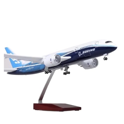 Metallflugzeugmodell Druckguss 1/130 Skala Flugzeug Modell Für B787 Dreamliner Flugzeug Modell Mit Licht Und Räder Fahrwerke Harz Flugzeug Decorati Sammeln Oder Verschenken(No Light) von YLQERZ