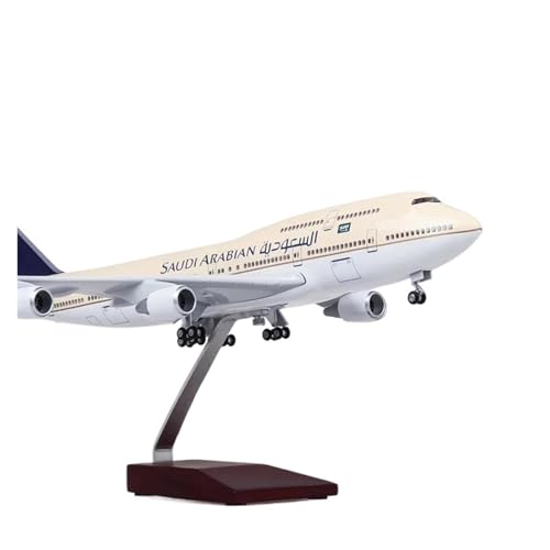 Metallflugzeugmodell Druckguss 1/150 Für B747-400 Flugzeug Saudi Arabian Modell Flugzeug Druckguss Harz Flugzeug Spielzeug Flugzeug Feine Handwerk Modell Sammeln Oder Verschenken(No Light) von YLQERZ