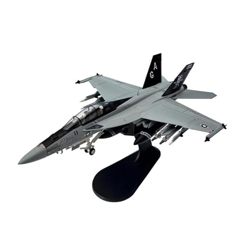 Metallflugzeugmodell Druckguss 1/72 Für F/A-18F Super Hornet Shipborne Fighter Fertige Druckguss-Metall-Militärflugzeug-Modellsammlung Desktop-Display Sammeln Oder Verschenken von YLQERZ