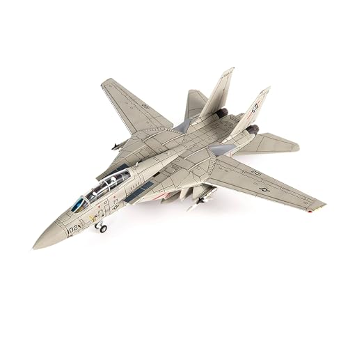 Metallflugzeugmodell Druckguss 1/72 Für F-14A Kampfflugzeug Modell VF-14 Squadron 1981 Legierung Fertig Produkt Modell Sammler Edition Modell Flugzeuge Sammeln Oder Verschenken von YLQERZ