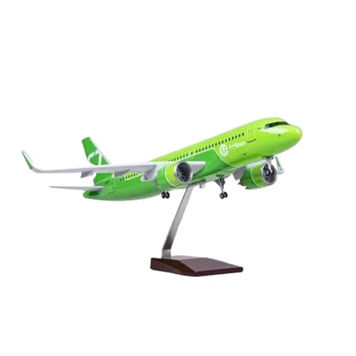 Metallflugzeugmodell Druckguss 1/80 Für A320 Siberia S7 Modell Fahrwerk Diecast Harz Flugzeug Modell Decor Desktop Flugzeug Modelle Statische Flugzeuge Sammeln Oder Verschenken(No Light) von YLQERZ