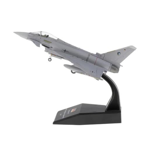 Metallflugzeugmodell Druckguss 1:100 Für EF-2000 Eurofighter Typhoon Kämpfer Modell Display Stand Sammlung EF 2000 Legierung Modell Flugzeug Dekorative Sammeln Oder Verschenken von YLQERZ