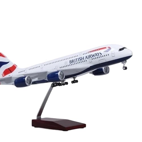 Metallflugzeugmodell Druckguss 1:160 Für A380 Airbus British Modell Flugzeug Flugzeug Modell Flugzeug Modell Harz Dekoration Statische Anzeige Flugzeug Sammeln Oder Verschenken(No Light) von YLQERZ