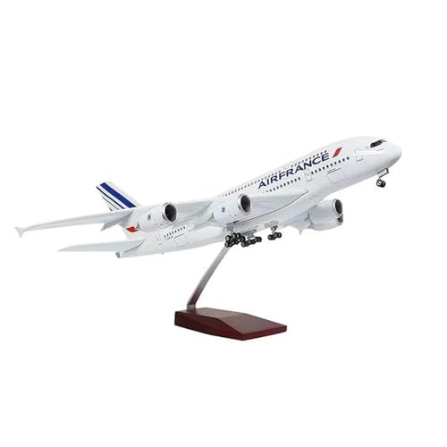 Metallflugzeugmodell Druckguss 1:160 Für Flugzeug Airbus A380 France Airline Modellrad Druckguss-Harz-Flugzeugsammlung Statisches Display-Flugzeug Sammeln Oder Verschenken(No Light) von YLQERZ