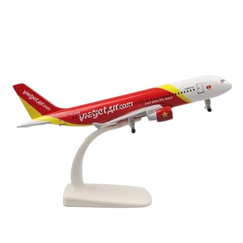 Metallflugzeugmodell Druckguss 1:400 Für Vietjet A320 Metallflugzeug-Spielzeug Flugzeugmodell Legierung Spielzeug Mit Fahrwerk Sammlung Flugzeugmodell Sammeln Oder Verschenken von YLQERZ