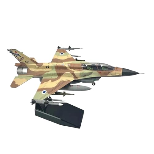 Metallflugzeugmodell Druckguss 1:72 Für Das Kampfflugzeug F16 Soufa Fighting Falcon Der Israelischen Luftwaffe, Druckguss-Militärflugzeug, Statisches Sammeln Oder Verschenken von YLQERZ