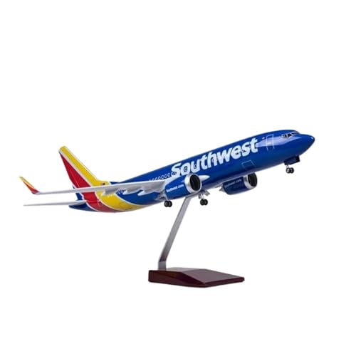 Metallflugzeugmodell Druckguss 1:85 Skala Für Südwest B737 Flugzeugmodelle Modellflugzeug Mit Licht Und Rädern Sammlung Displaydekorationen Flugzeuge Sammeln Oder Verschenken(No loght) von YLQERZ