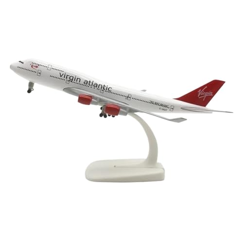 Metallflugzeugmodell Druckguss 20 cm Für British Virgin B747 Airlines 747 Diecast Flugzeug Legierung Metall Modell Flugzeug Modell Flugzeug Statische Sammeln Oder Verschenken von YLQERZ