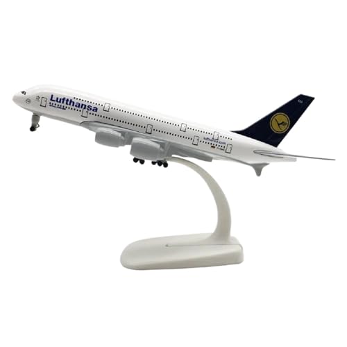 Metallflugzeugmodell Druckguss 20-cm-Maßstab Für A380 Lufthansa Metalldruckgussmodell Airbus Model Aviation Sammelndes Statisches Display-Flugzeugmodell Sammeln Oder Verschenken von YLQERZ