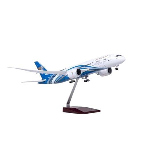 Metallflugzeugmodell Druckguss 47 cm 1/130 Für Flugzeug B787 Flugzeug Oman Mit Licht Und Rad Druckgussharz Flugzeugmodell Statisches Modellflugzeug Sammeln Oder Verschenken(No lamp) von YLQERZ