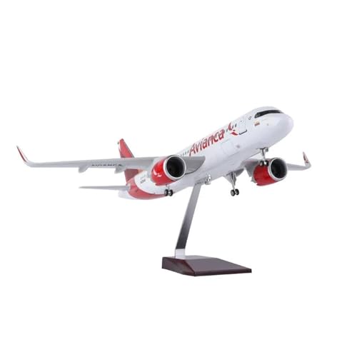 Metallflugzeugmodell Druckguss 47 cm Für A320 Aircraft Model Columbia Airbus Harz Die-Cast-Flugzeug Mit Lichtern Und Rädern Die Durch Luftfahrt Gesammelt Sammeln Oder Verschenken(No loght) von YLQERZ