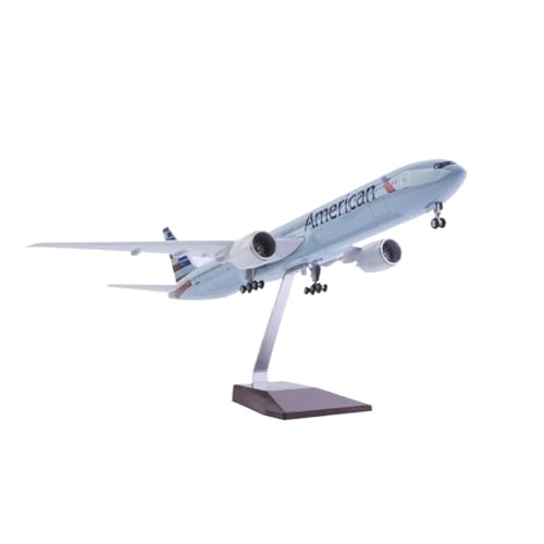 Metallflugzeugmodell Druckguss 47 cm Für B777-Flugzeuge Kunstharz Miniaturflugzeug Für Sammeln Luftfahrt-Enthusiasten Gedenkausgabe Flugzeuge Sammeln Oder Verschenken(No Light) von YLQERZ