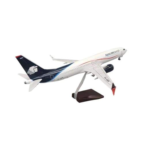 Metallflugzeugmodell Druckguss 47 cm Maßstab 1:85 Für B737-Modell Mexiko Mit Basisfahrwerken Flugzeugharzflugzeugmodell Zur Sammlung Sammeln Oder Verschenken(No lamp) von YLQERZ